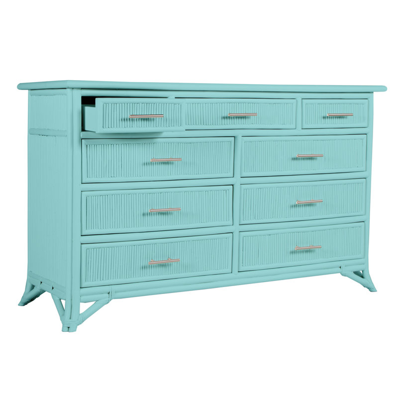 David Francis Furniture Bermuda 9 Drawer Dresser Wayfair